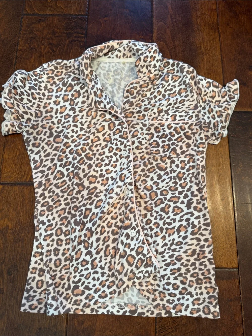 Tahari Girls Leopard Short Pajama Set